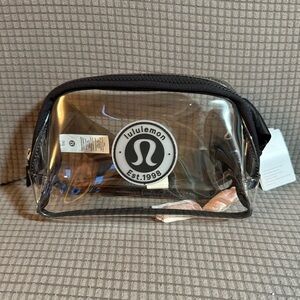 Lululemon Everywhere Clear Belt Bag 1L Clear/ Black